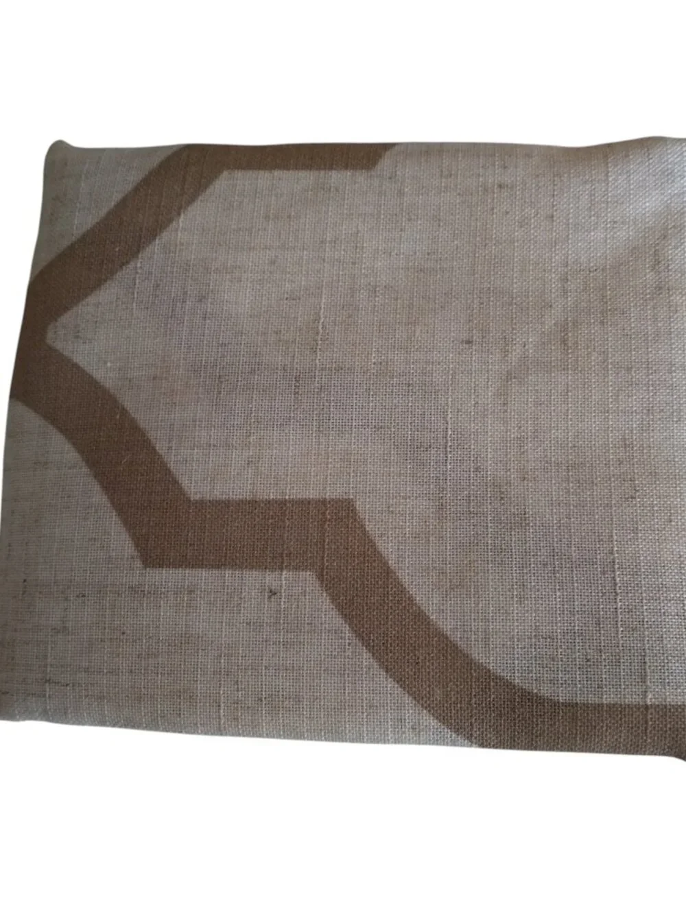 Moroccan Print Tier Curtains Beige Jinchan 26